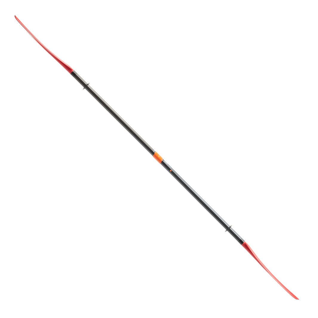 Manta Ray Hybrid 2-Piece Posi-Lok™ Kayak Paddle, Kayak Paddle, Aqua Bound, 200 cm Sunset Red at Festive Water Paddlesports