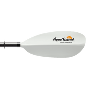 Manta Ray Hybrid 2-Piece Posi-Lok™ Kayak Paddle, Kayak Paddle, Aqua Bound, 200 cm White at Festive Water Paddlesports