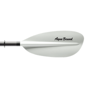 Manta Ray Hybrid 2-Piece Posi-Lok™ Kayak Paddle, Kayak Paddle, Aqua Bound, 200 cm White at Festive Water Paddlesports