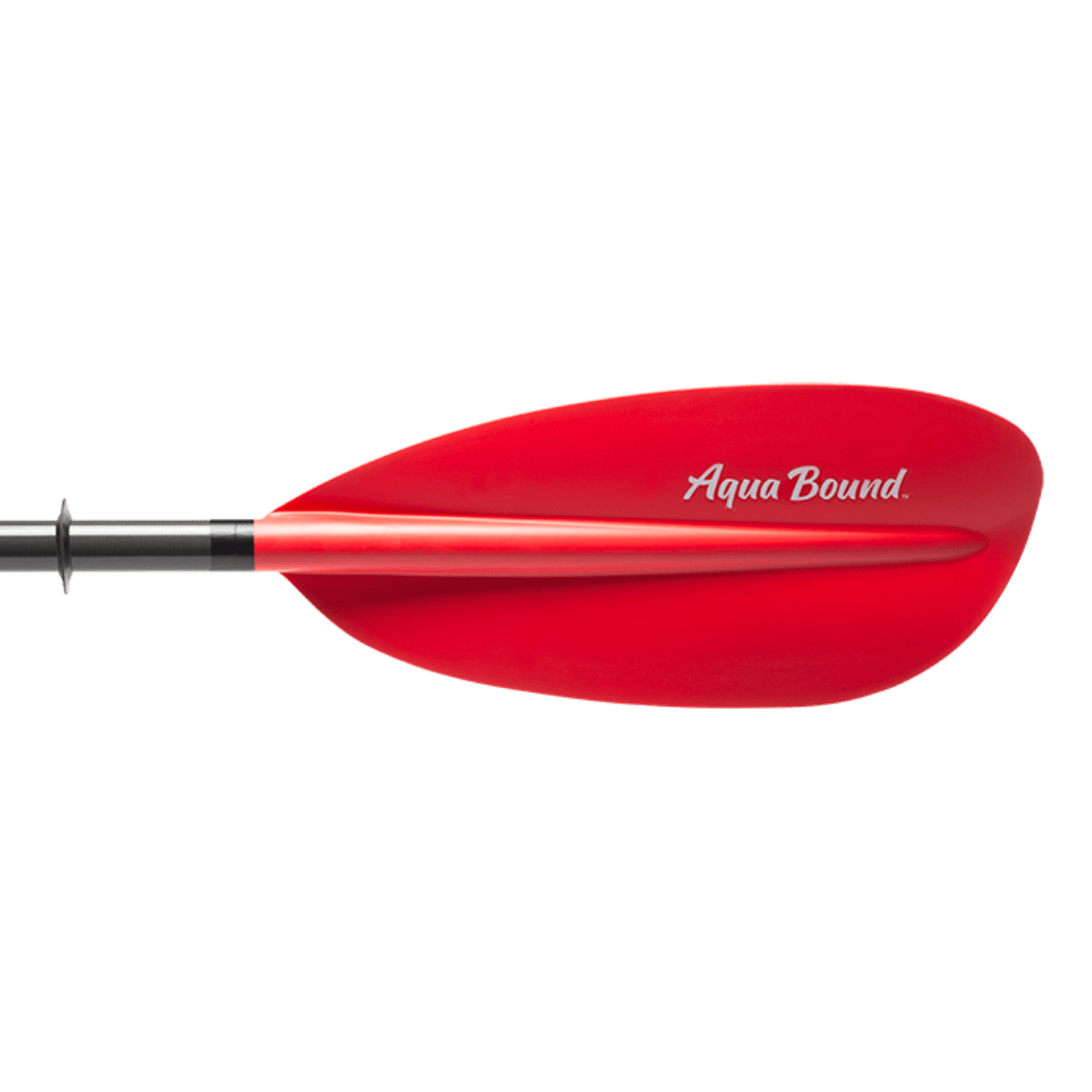 Manta Ray Hybrid 4-Piece Posi-Lok™ Kayak Paddle, Kayak Paddle, Aqua Bound, 200 cm Sunset Red at Festive Water Paddlesports