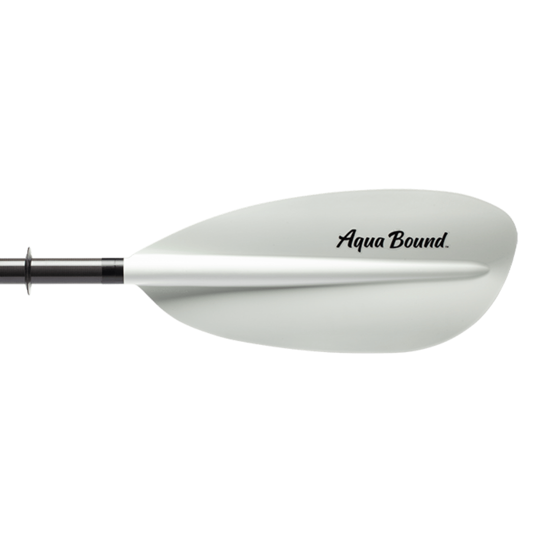 Manta Ray Hybrid 4-Piece Posi-Lok™ Kayak Paddle, Kayak Paddle, Aqua Bound, 200 cm White at Festive Water Paddlesports