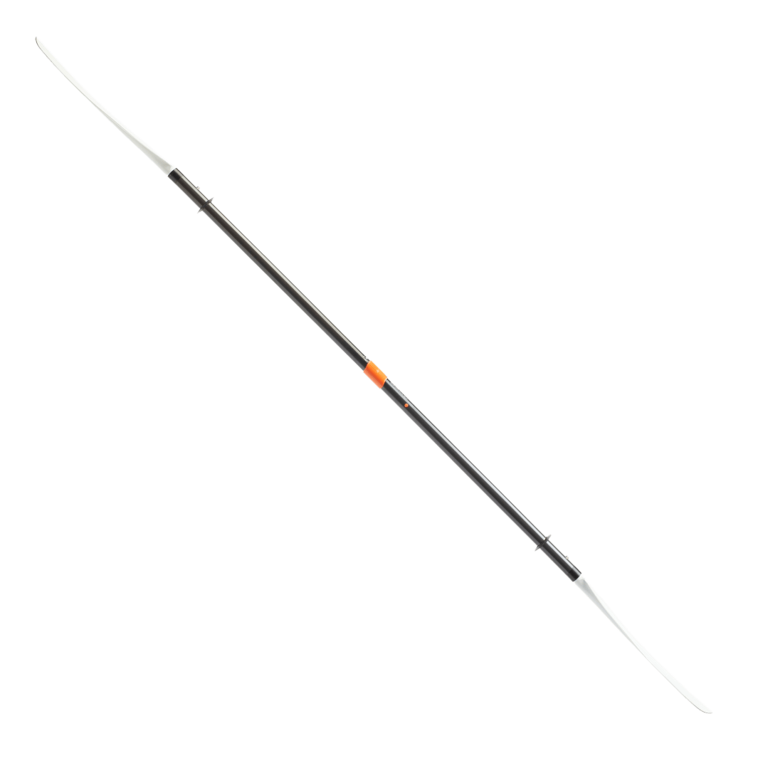 Manta Ray Hybrid 4-Piece Posi-Lok™ Kayak Paddle, Kayak Paddle, Aqua Bound, 200 cm White at Festive Water Paddlesports