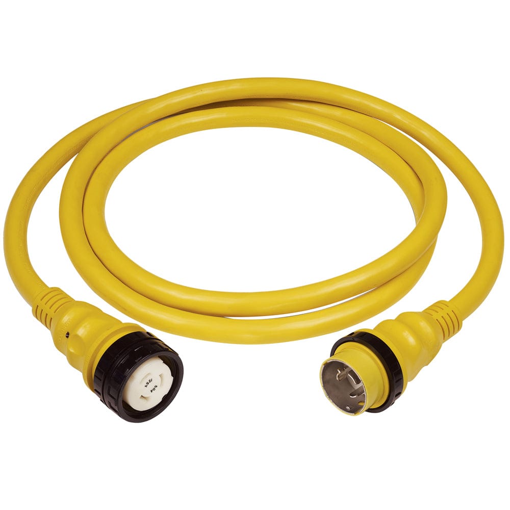 Marinco 50A 125V Shore Power Cable - 50' - Yellow [6153SPP], Shore Power, Marinco, , , at Festive Water Paddlesports