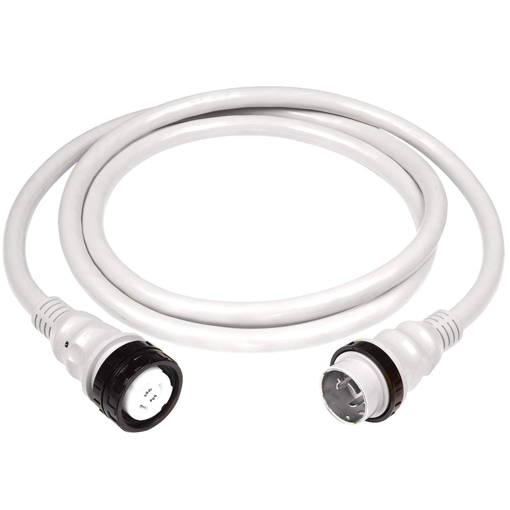 Marinco 50Amp 125/250V Shore Power Cable - 25' - White [6152SPPW - 25], Shore Power, Marinco, , , at Festive Water Paddlesports