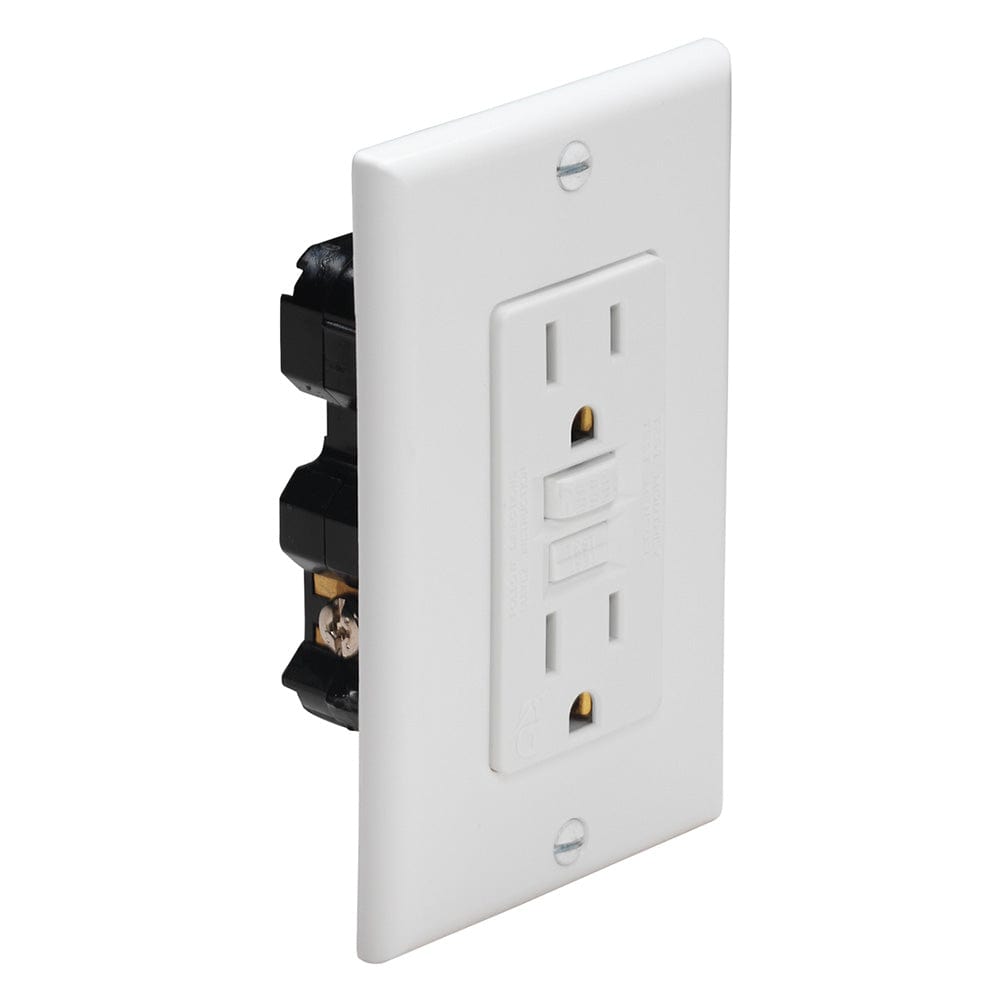 Marinco Ground Fault Circuit Interrupter (GFCI) - White [1591 - FI.WHITE], Switches & Accessories, Marinco, , , at Festive Water Paddlesports