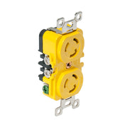 Marinco Locking Receptacle - 15A, 125V - Yellow [4700CR], Shore Power, Marinco, , , at Festive Water Paddlesports