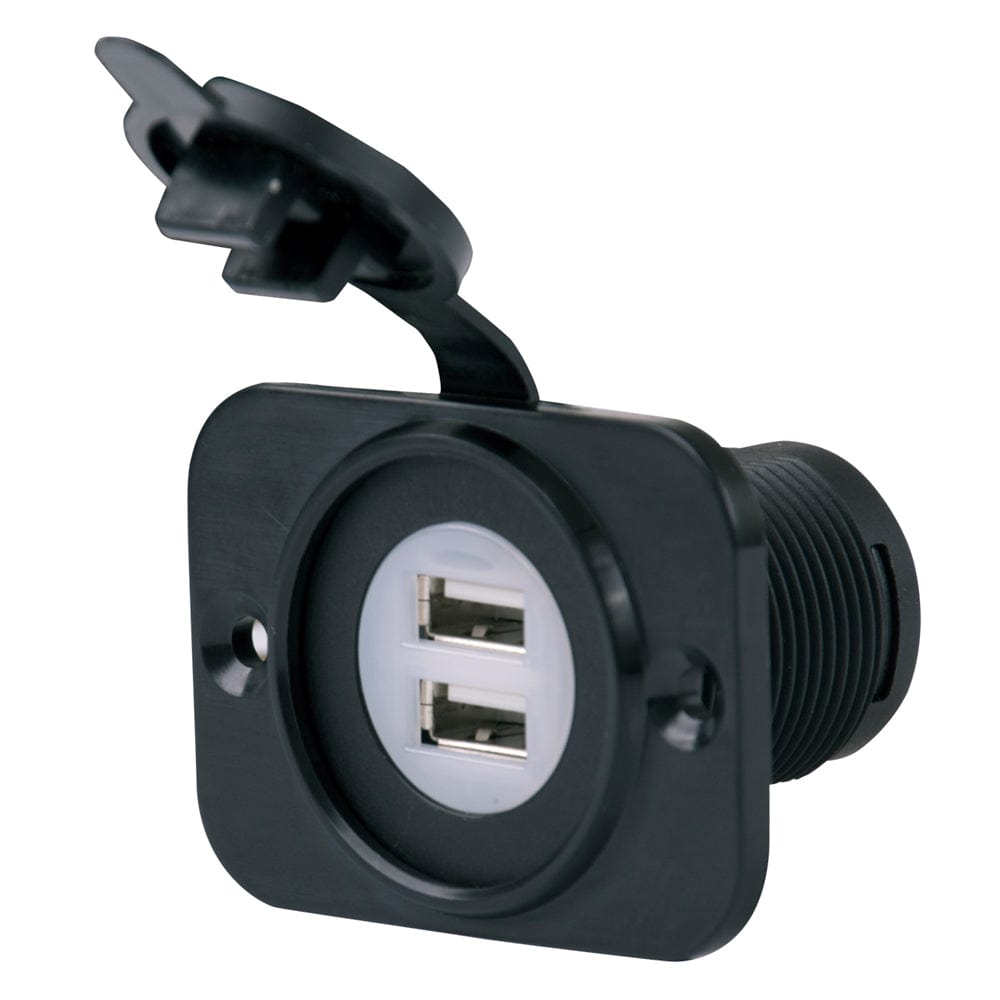 Marinco SeaLink Deluxe Dual USB Charger Receptacle [12VDUSB], Accessories, Marinco, , , at Festive Water Paddlesports