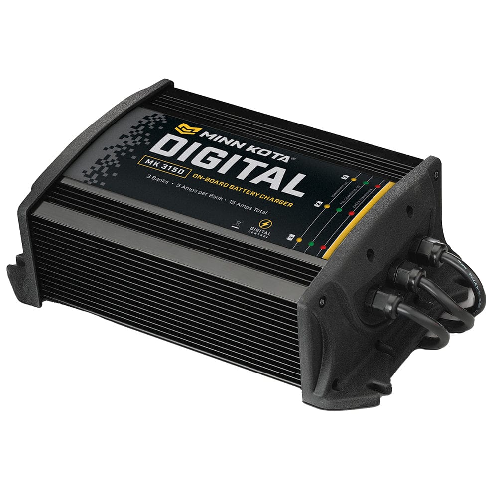 Minn Kota MK - 315D 3 Bank x 5 Amps [1823155], Battery Chargers, Minn Kota, , , at Festive Water Paddlesports