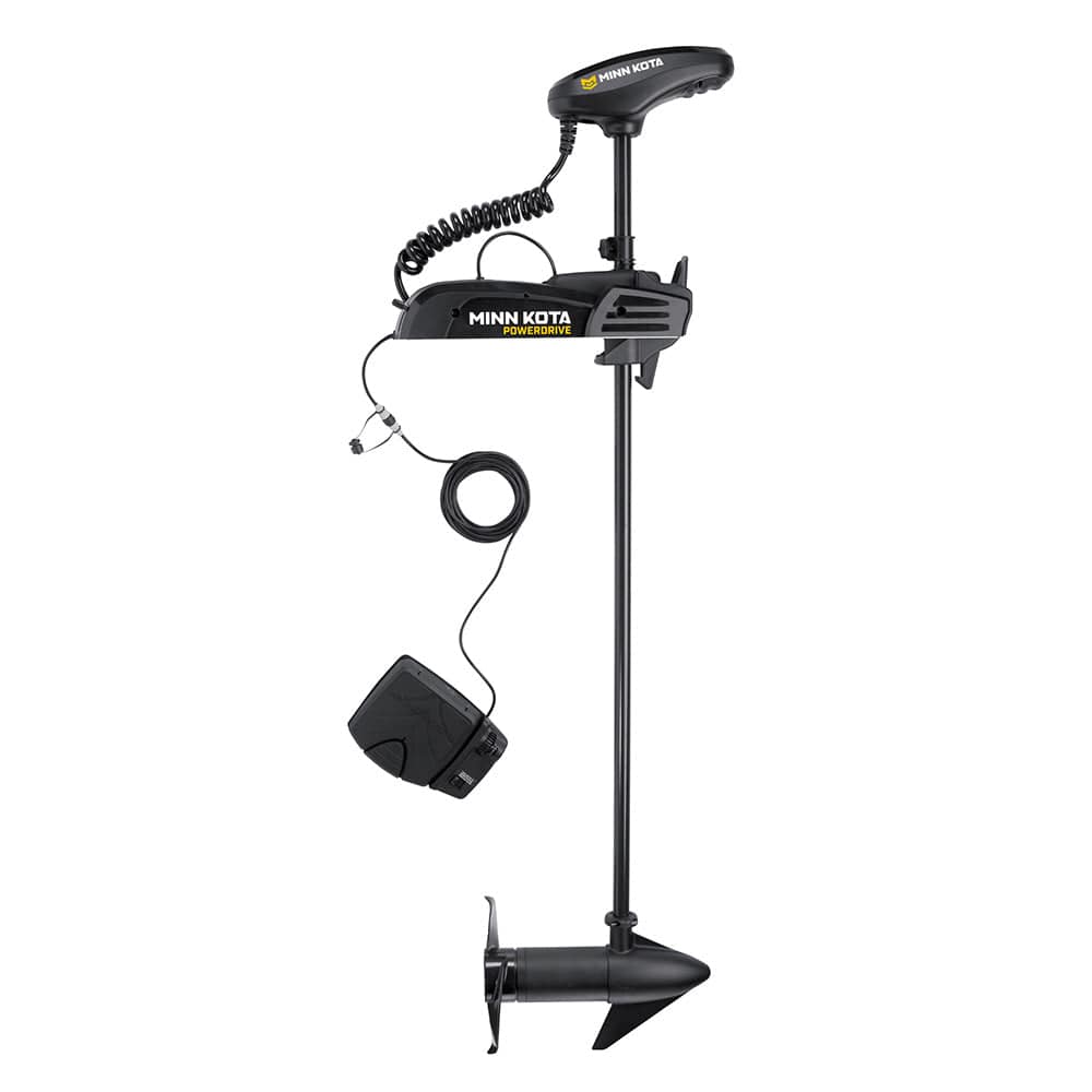 Minn Kota PowerDrive 55 Trolling Motor w/Foot Pedal - Dual Spectrum CHIRP - 12V - 55LB - 54" [1358450], Trolling Motors, Minn Kota, , , at Festive Water Paddlesports