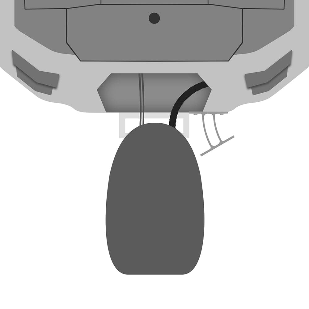 Minn Kota Raptor Direct Mount Angle Bracket - White [1810376], Anchoring Accessories, Minn Kota, , , at Festive Water Paddlesports