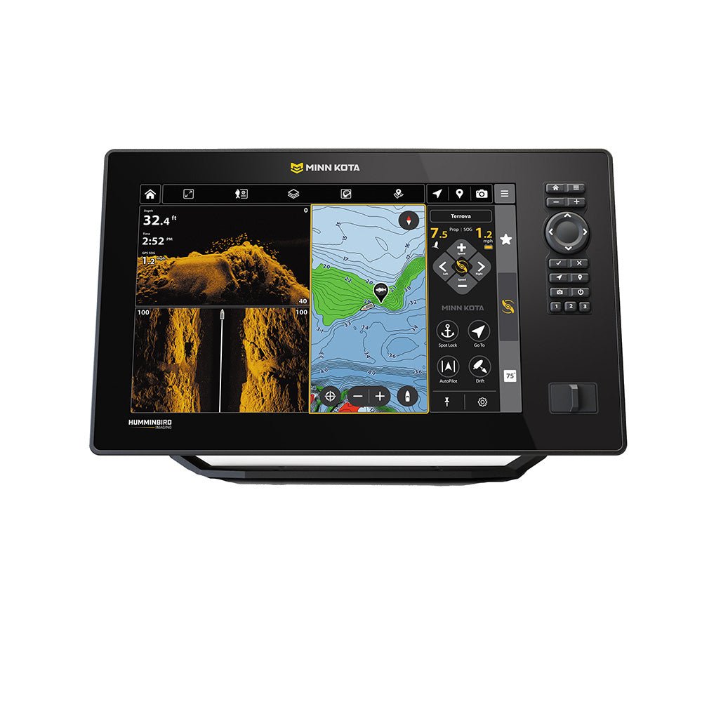 Minn Kota X12 CHO VX 12" GPS/Fishfinder w/o Transducer [412390-1VXCHO], GPS - Fishfinder Combos, Minn Kota, at Festive Water Paddlesports