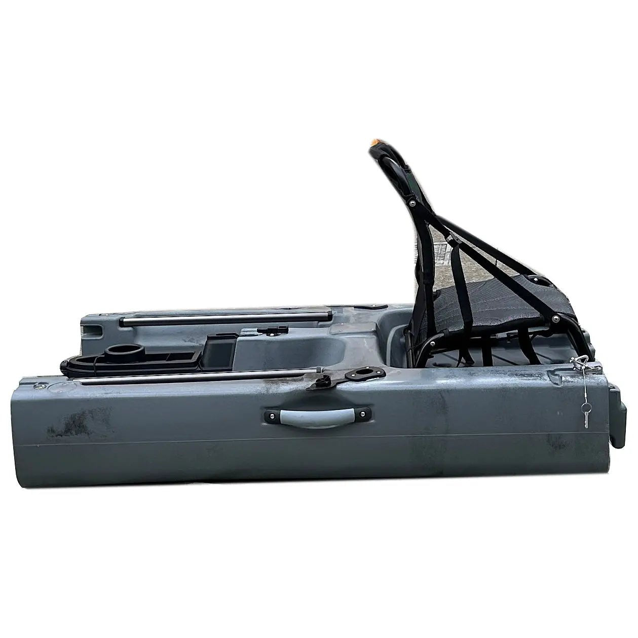 Modular Kayak Middle Section — Solo to Tandem Conversion, , ReelYaks, Raider Gray Black at Festive Water Paddlesports