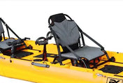 Modular Kayak Middle Section — Solo to Tandem Conversion, , ReelYaks, Raider Gray Black at Festive Water Paddlesports