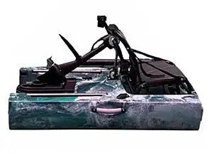 Modular Kayak Middle Section — Solo to Tandem Conversion, , ReelYaks, Raptor Cyan Gray at Festive Water Paddlesports