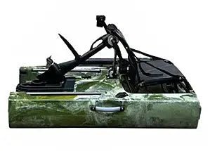 Modular Kayak Middle Section — Solo to Tandem Conversion, , ReelYaks, Rocket Army Green at Festive Water Paddlesports