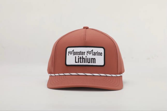 MONSTER MARINE LITHIUM HAT, , Monster Marine Lithium, Burnt Orange at Festive Water Paddlesports