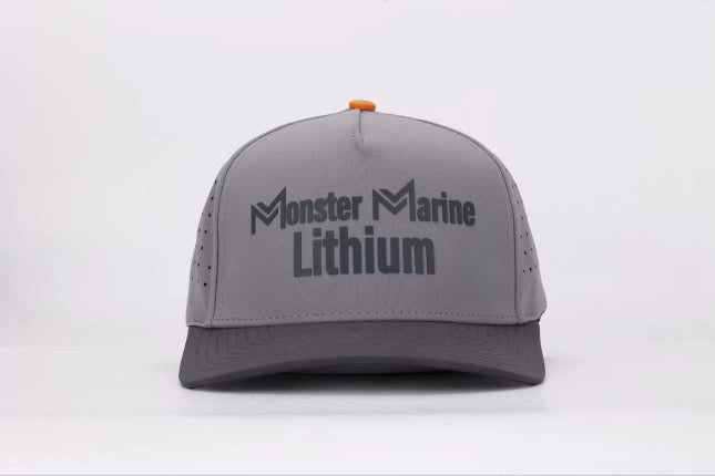 MONSTER MARINE LITHIUM HAT, , Monster Marine Lithium, Dark Grey Mesh at Festive Water Paddlesports
