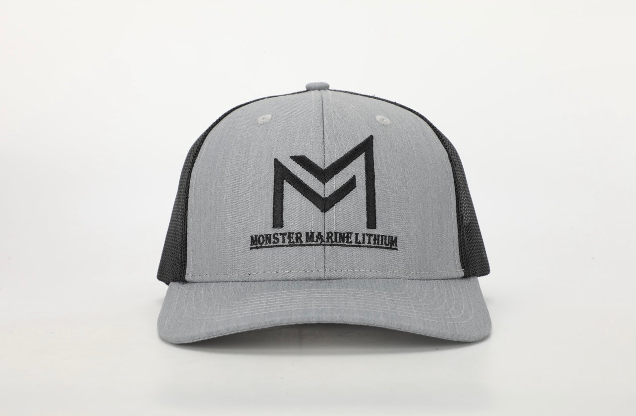 MONSTER MARINE LITHIUM HAT, , Monster Marine Lithium, Grey and Black at Festive Water Paddlesports