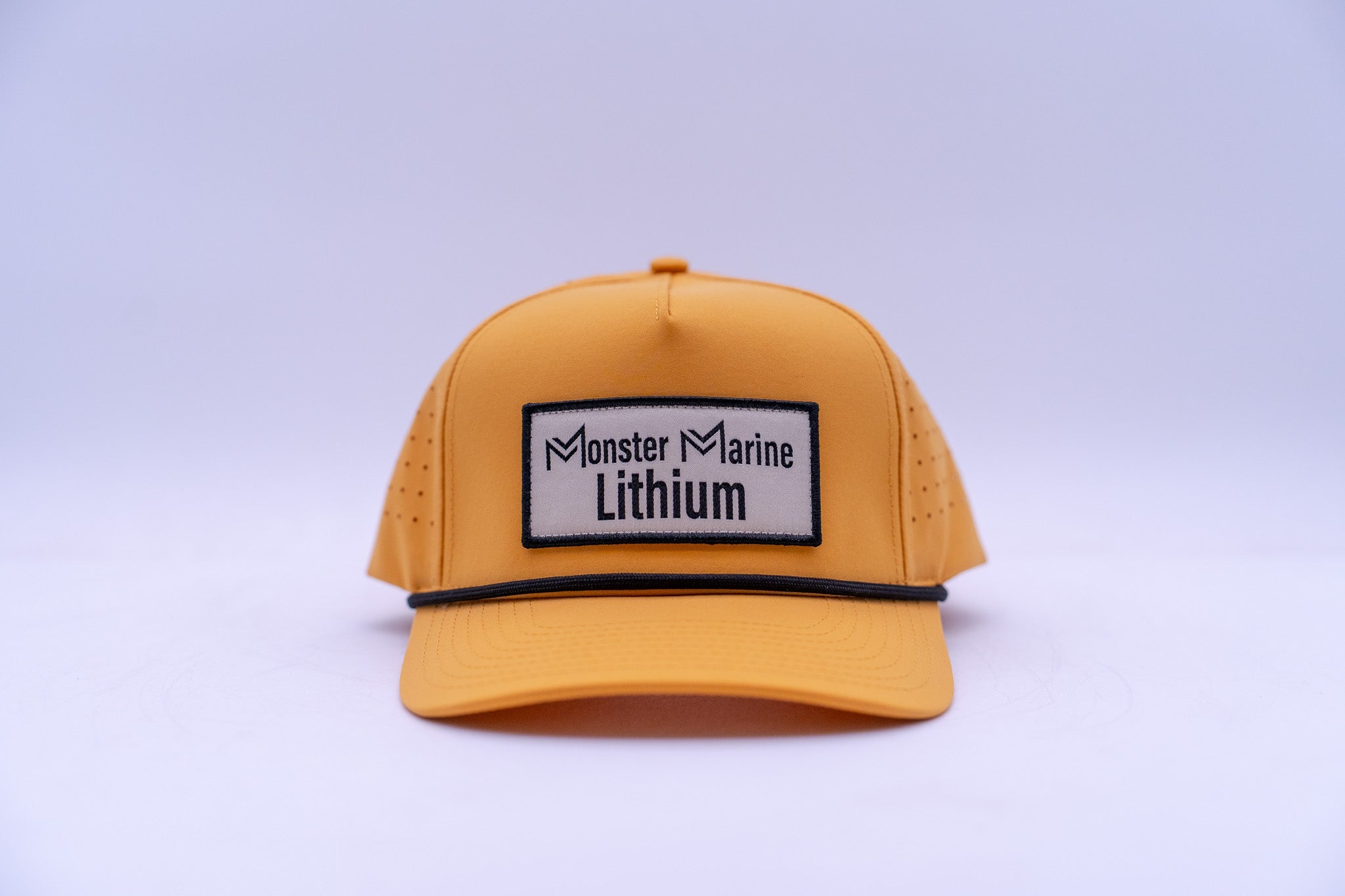 MONSTER MARINE LITHIUM HAT, , Monster Marine Lithium, Yellow Black Rope at Festive Water Paddlesports