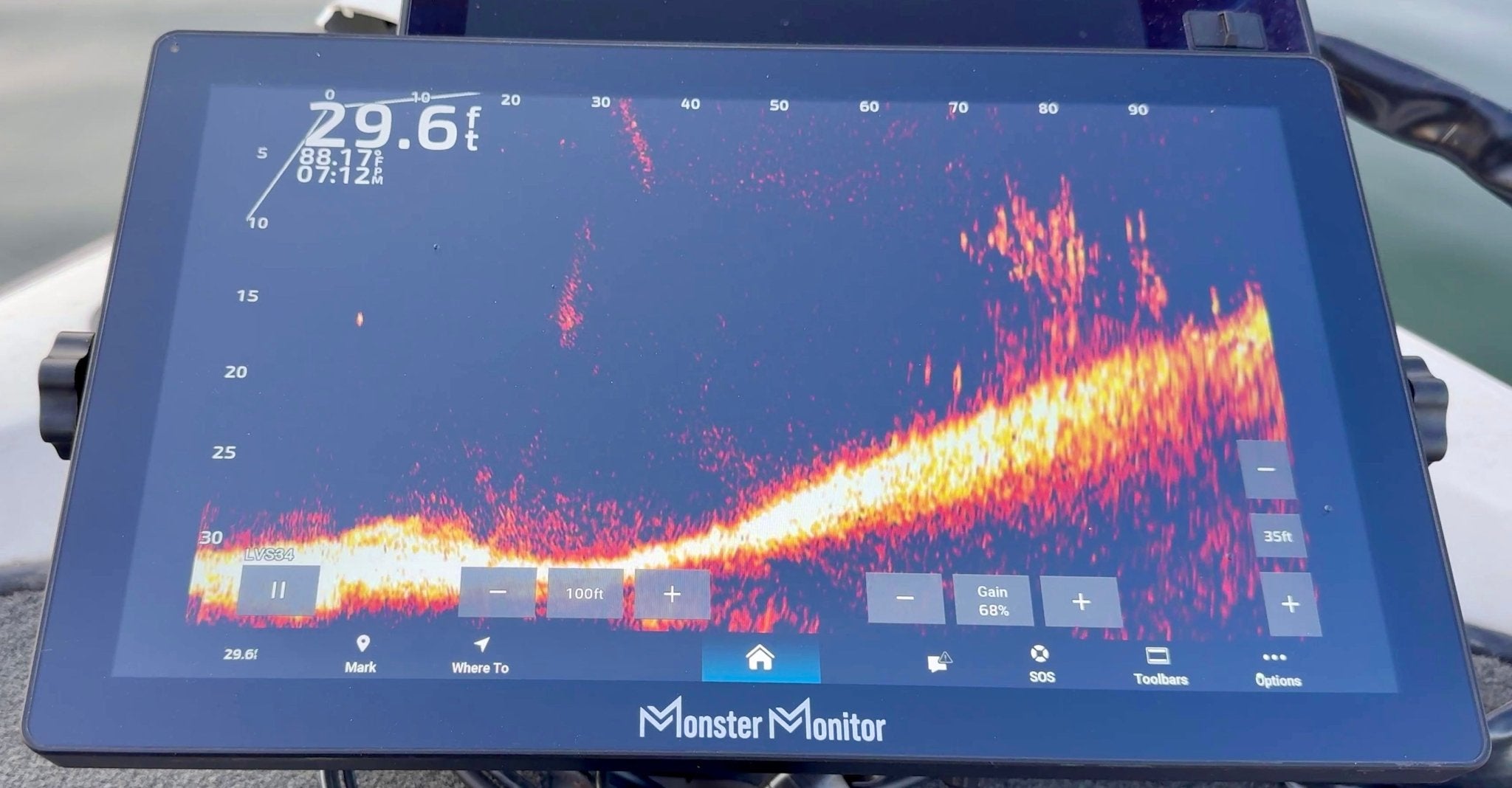 MONSTER MONITOR - FOCUS 19, , Monster Marine Lithium, at Festive Water Paddlesports