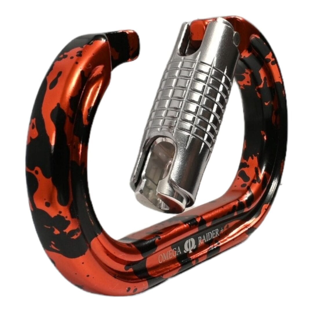 Omega Pacific Raider Aluminum Keylock 3-stage Locking Carabiner