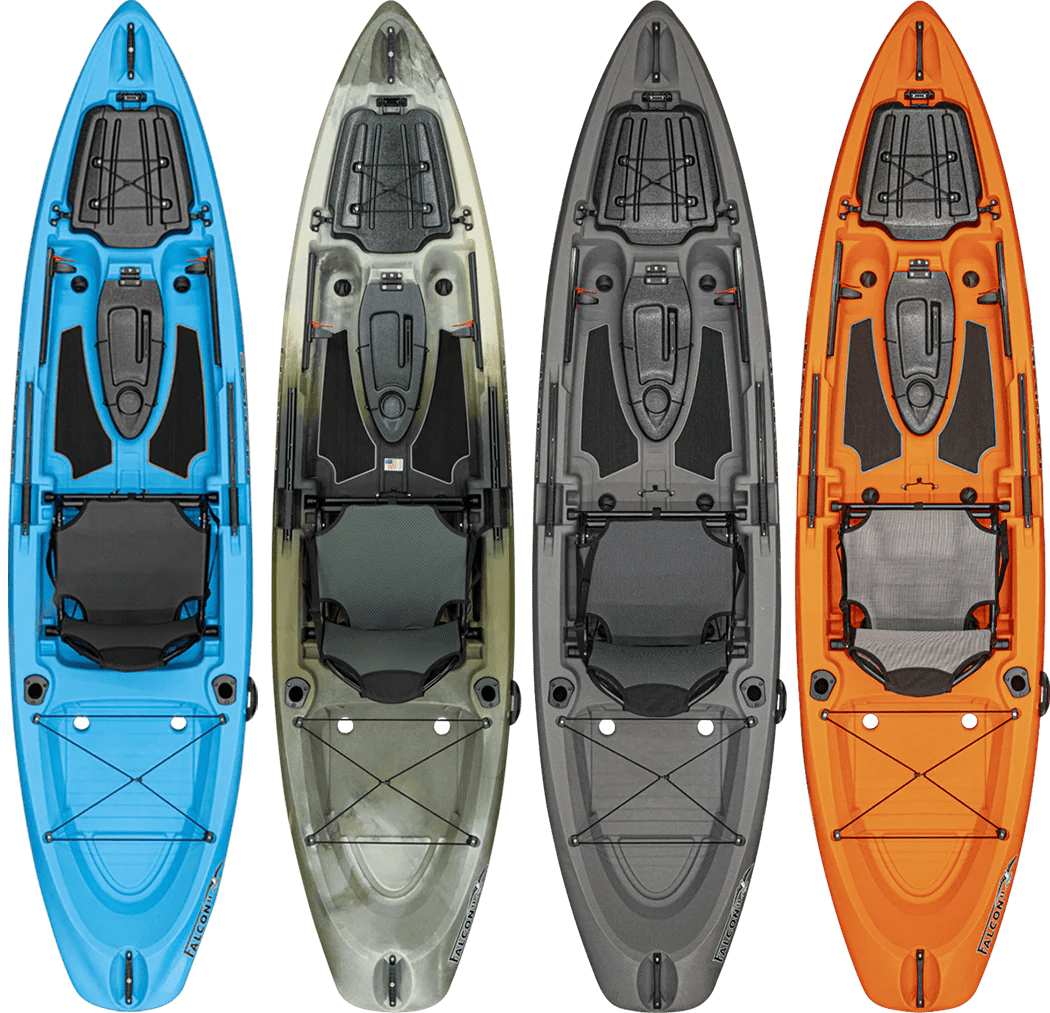 Native Falcon 11 Fishing Kayak, Fishing Kayak, Native Watercraft, Gray, , at Festive Water Paddlesports