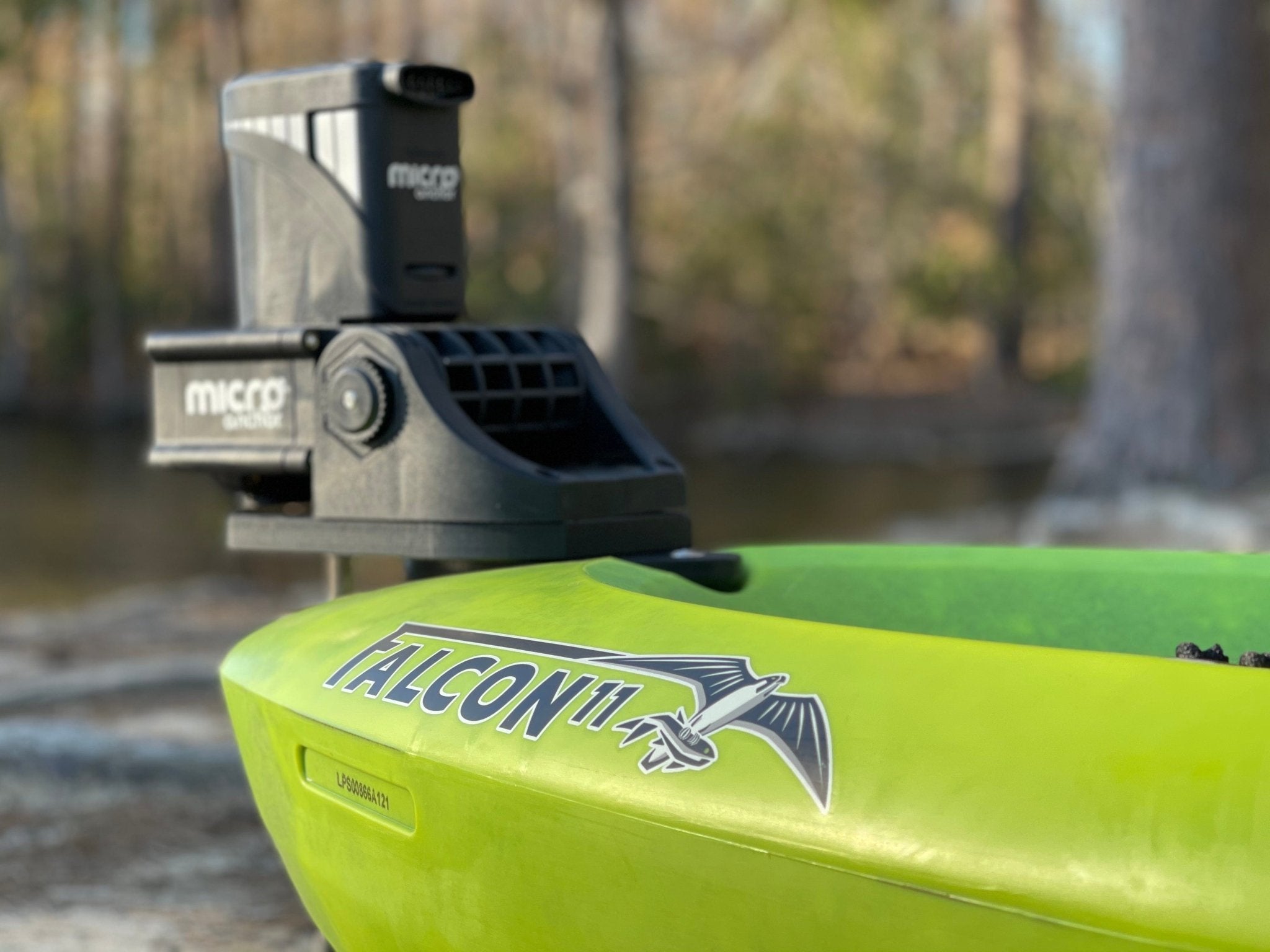 Native Falcon Motor Plate, Kayak Motor Mount, One Objective, , , at Festive Water Paddlesports