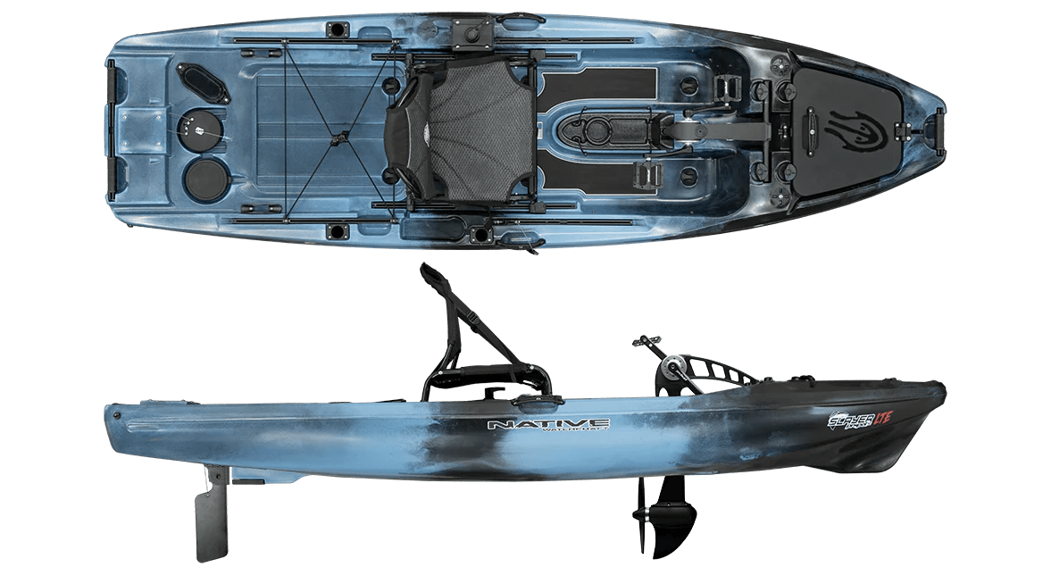 Native Slayer Propel 10 LTE Pedal Drive Kayak, Fishing Kayak, Native Watercraft, WaveStrike, , at Festive Water Paddlesports