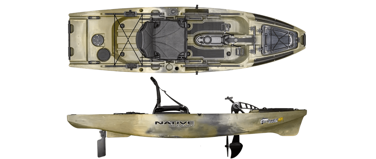 Native Slayer Propel Max 10 Pedal Kayak, Fishing Kayak, Native Watercraft, Hidden Oak, , at Festive Water Paddlesports