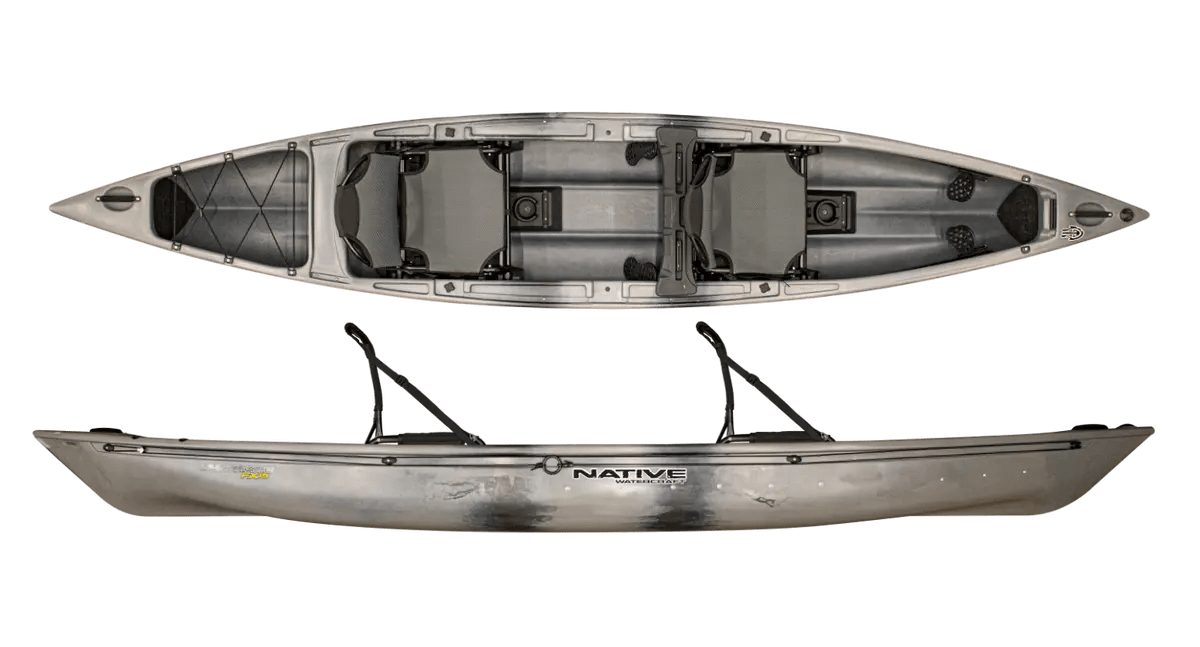Native Ultimate FX 15 Tandem Hybrid Kayak, Fishing Kayak, Native Watercraft, Grey Goose, , at Festive Water Paddlesports