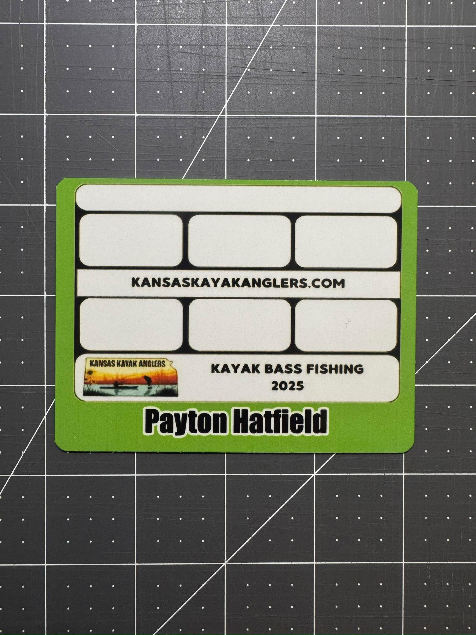 Newborn Kit, Measuring Board, Trash Panda Decals, at Festive Water Paddlesports