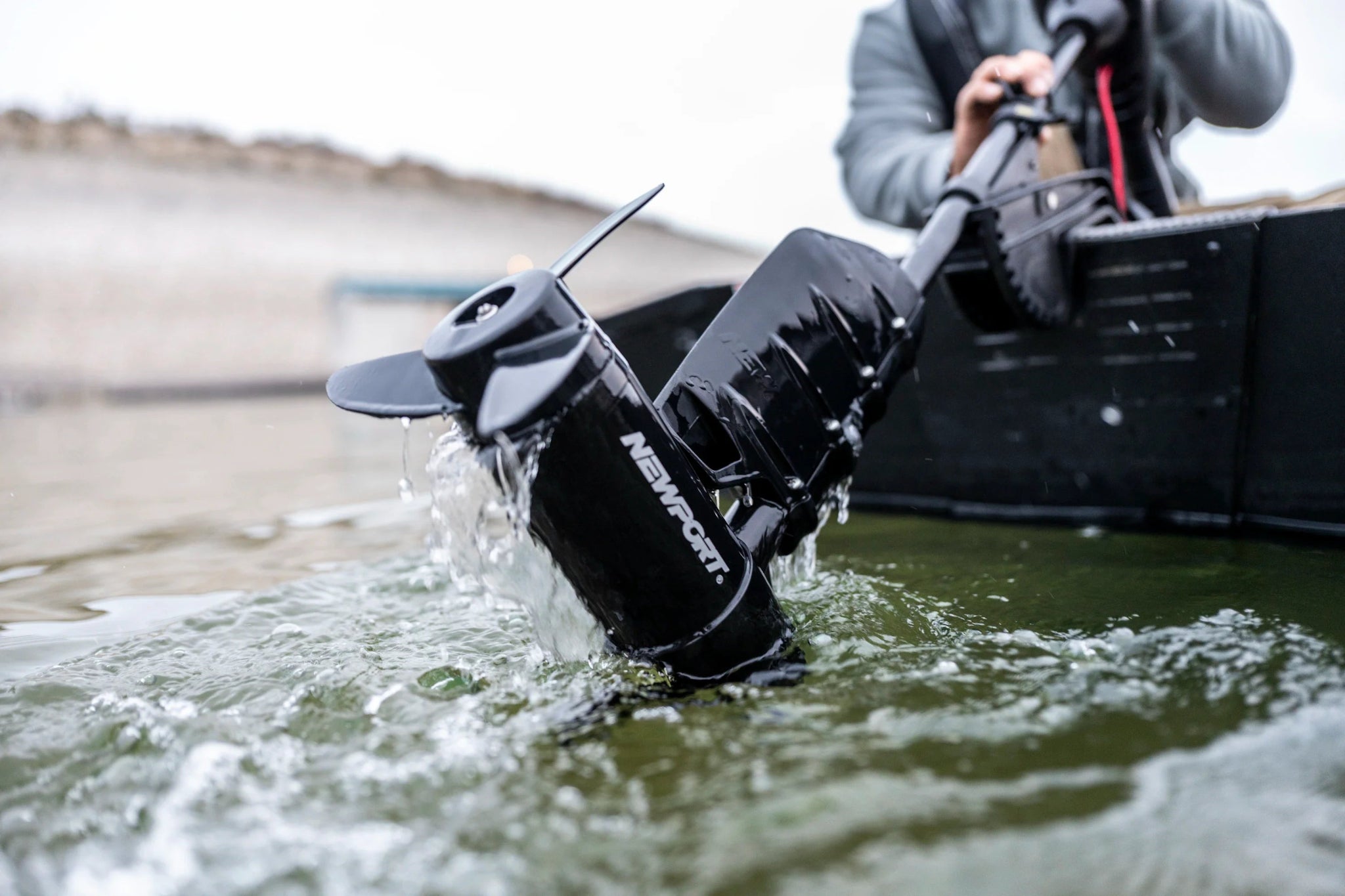 Newport Trolling Motor Control Foil, Kayak Motor, Newport Vessels, at Festive Water Paddlesports