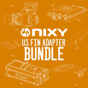 Nixy/Bixpy K - 1 Outboard Kit - US Fin Adapter Bundle, , bixpyusa, PP - 378 Outboard Battery No, I'll Pump By Hand at Festive Water Paddlesports