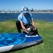 Nixy/Bixpy K - 1 Outboard Kit - US Fin Adapter Bundle, , bixpyusa, PP - 378 Outboard Battery No, I'll Pump By Hand at Festive Water Paddlesports