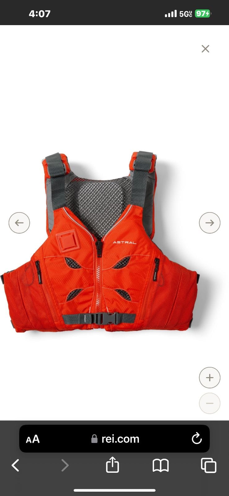 NRS Ambient PFD, PFD, NRS, Blue, XS/M, at Festive Water Paddlesports