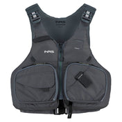 NRS Chinook Fishing PFD, Fishing PFD, NRS, Charcoal, XS/M, at Festive Water Paddlesports