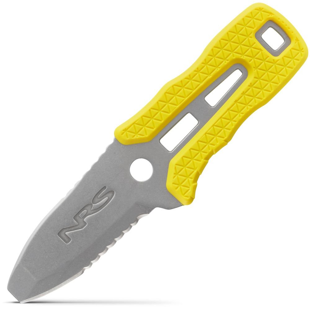 NRS Co-Pilot Knife *NEW STYLE*, Knife, NRS, Yellow at Festive Water Paddlesports