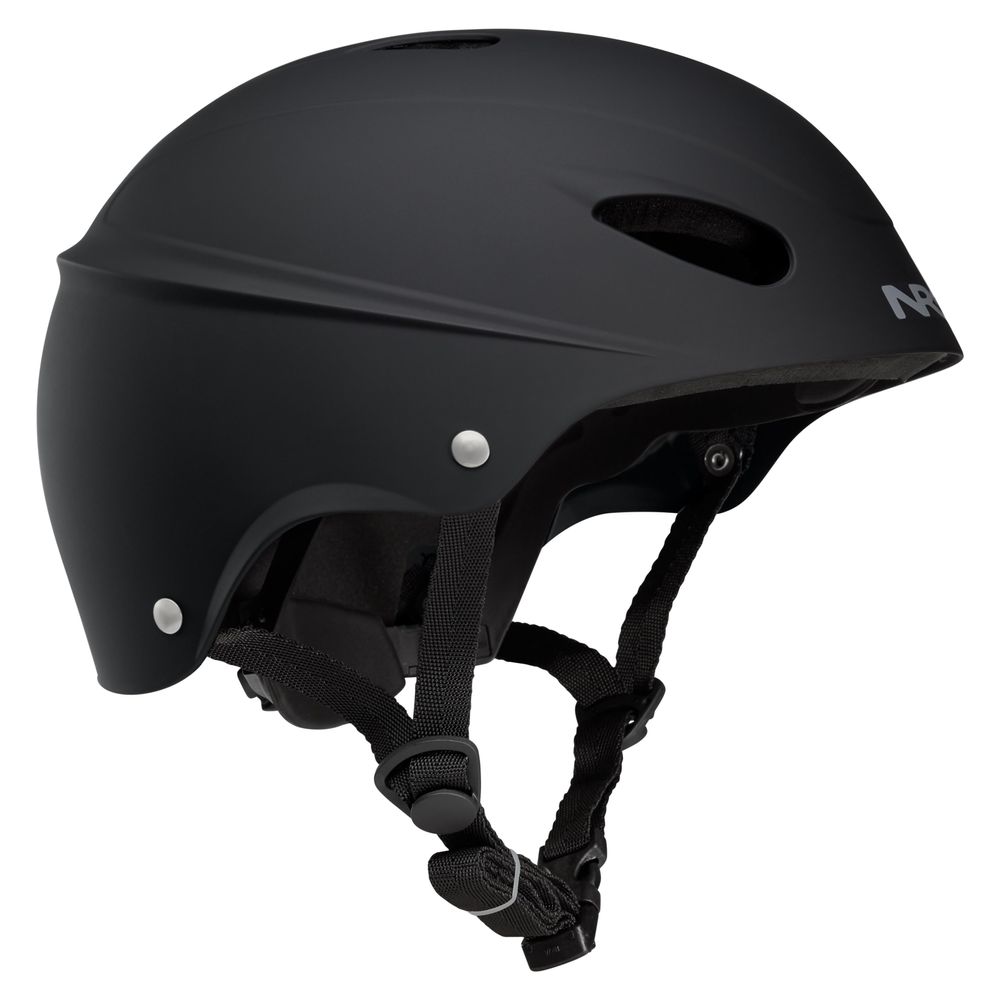 NRS Havoc Livery Helmet, Whitewater Helmet, NRS, Matte black at Festive Water Paddlesports