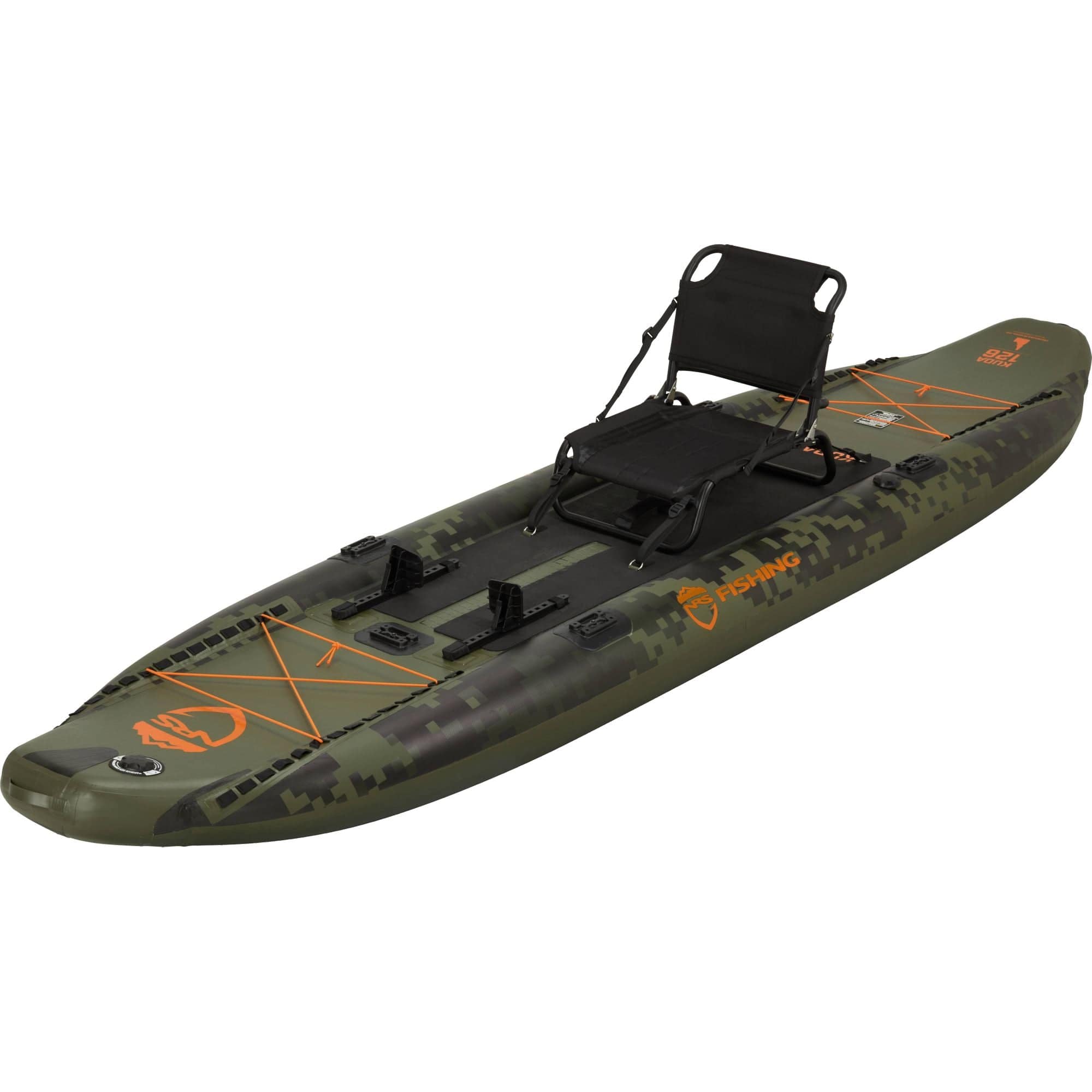 NRS Kuda 106 Inflatable Kayak, Inflatable Kayak, NRS, Green, , at Festive Water Paddlesports