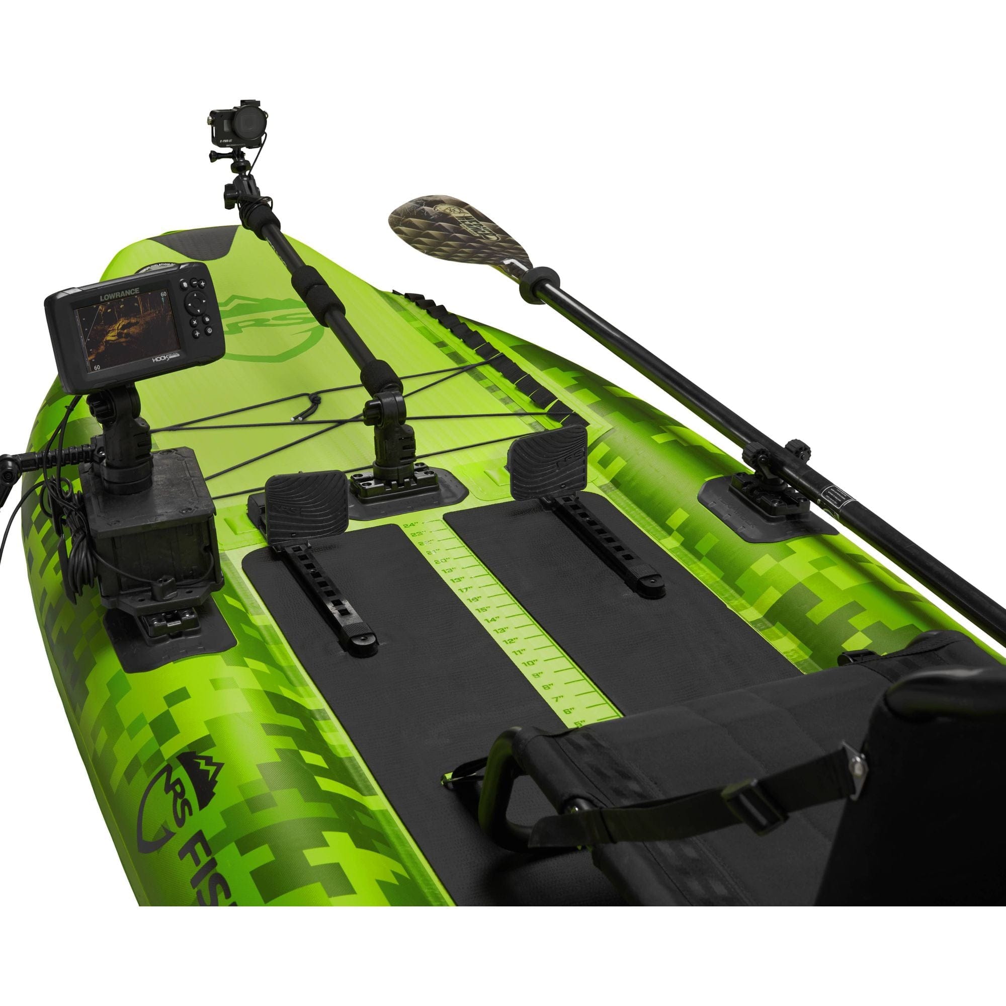 NRS Kuda 126 Inflatable Kayak, Inflatable Kayak, NRS, Lime, , at Festive Water Paddlesports