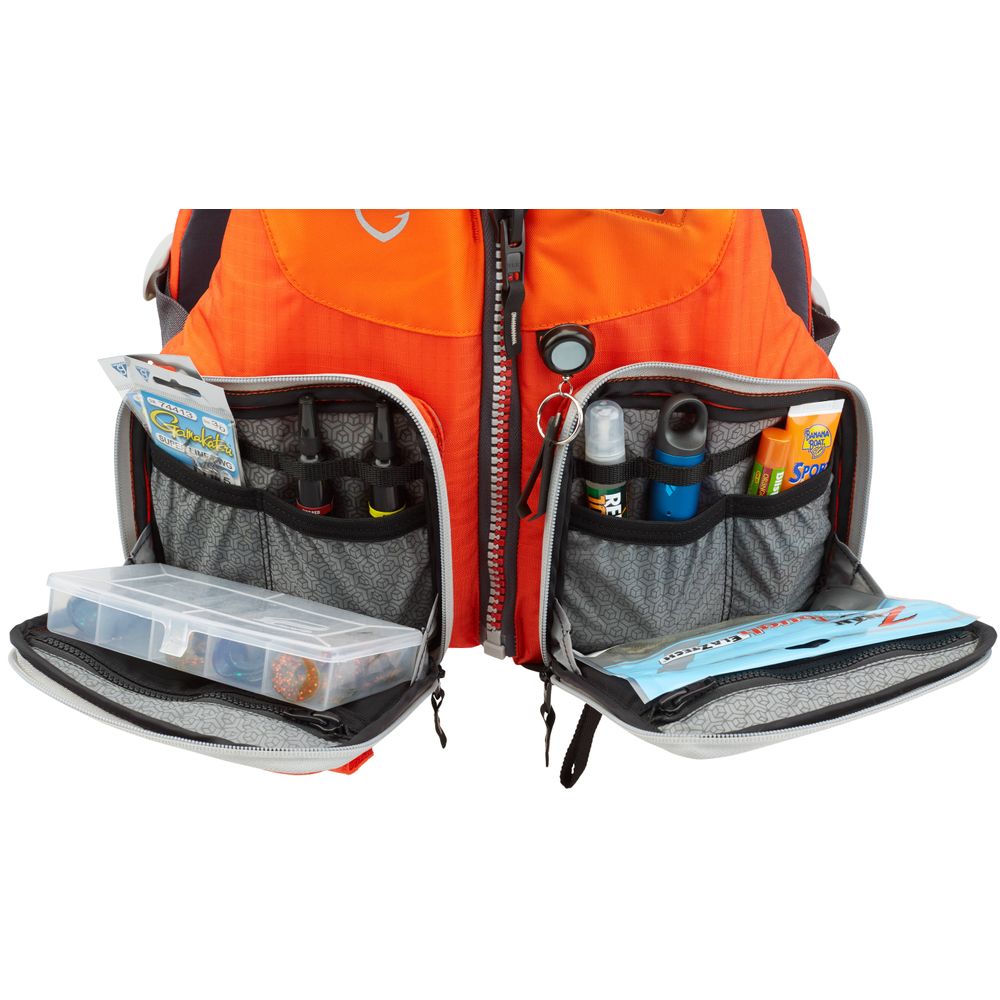 NRS Raku Fishing PFD, , Festive Water Paddlesports, Charcoal XS/M at Festive Water Paddlesports
