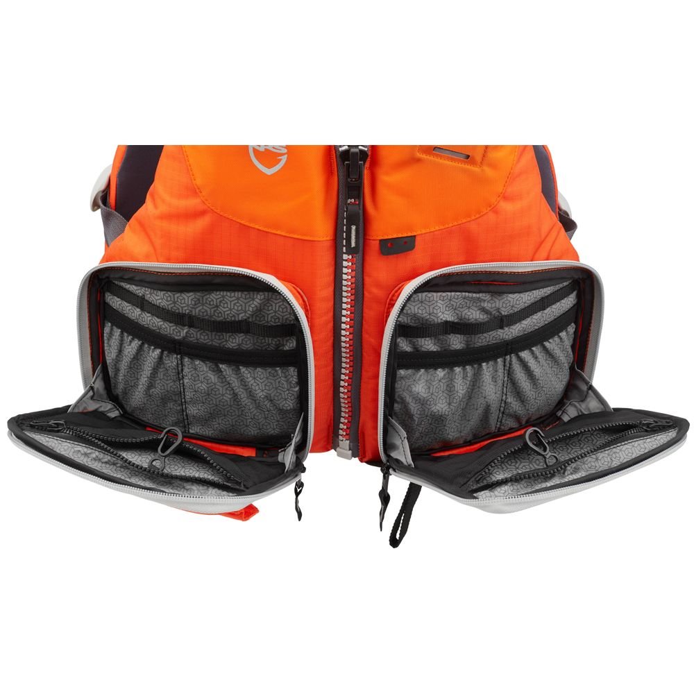 NRS Raku Fishing PFD, , Festive Water Paddlesports, Charcoal XS/M at Festive Water Paddlesports