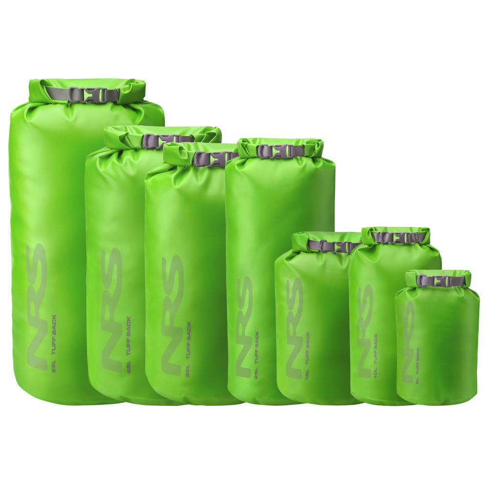 NRS Tuff Sack, Dry Bag, NRS, Neon Green 5L at Festive Water Paddlesports