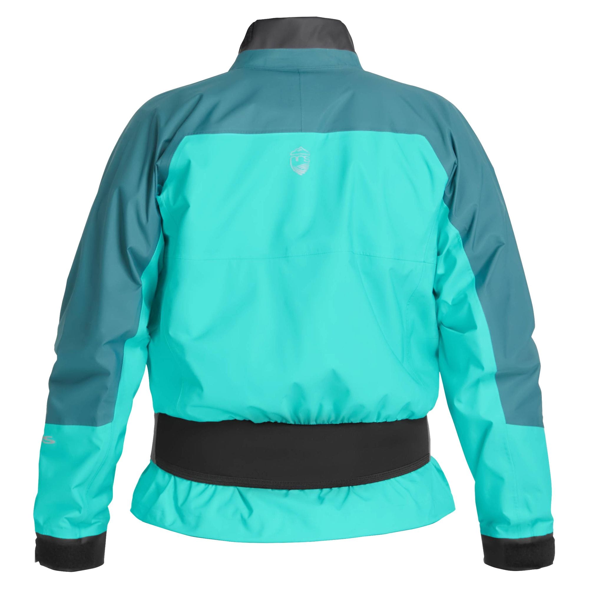 NRS Women’s Helium Splash Jacket - Closeout, Dry Top, NRS, Mediterranea/Aqua, XS, at Festive Water Paddlesports