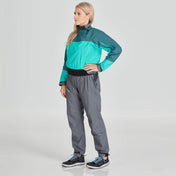 NRS Women’s Helium Splash Jacket - Closeout, Dry Top, NRS, Mediterranea/Aqua, XS, at Festive Water Paddlesports