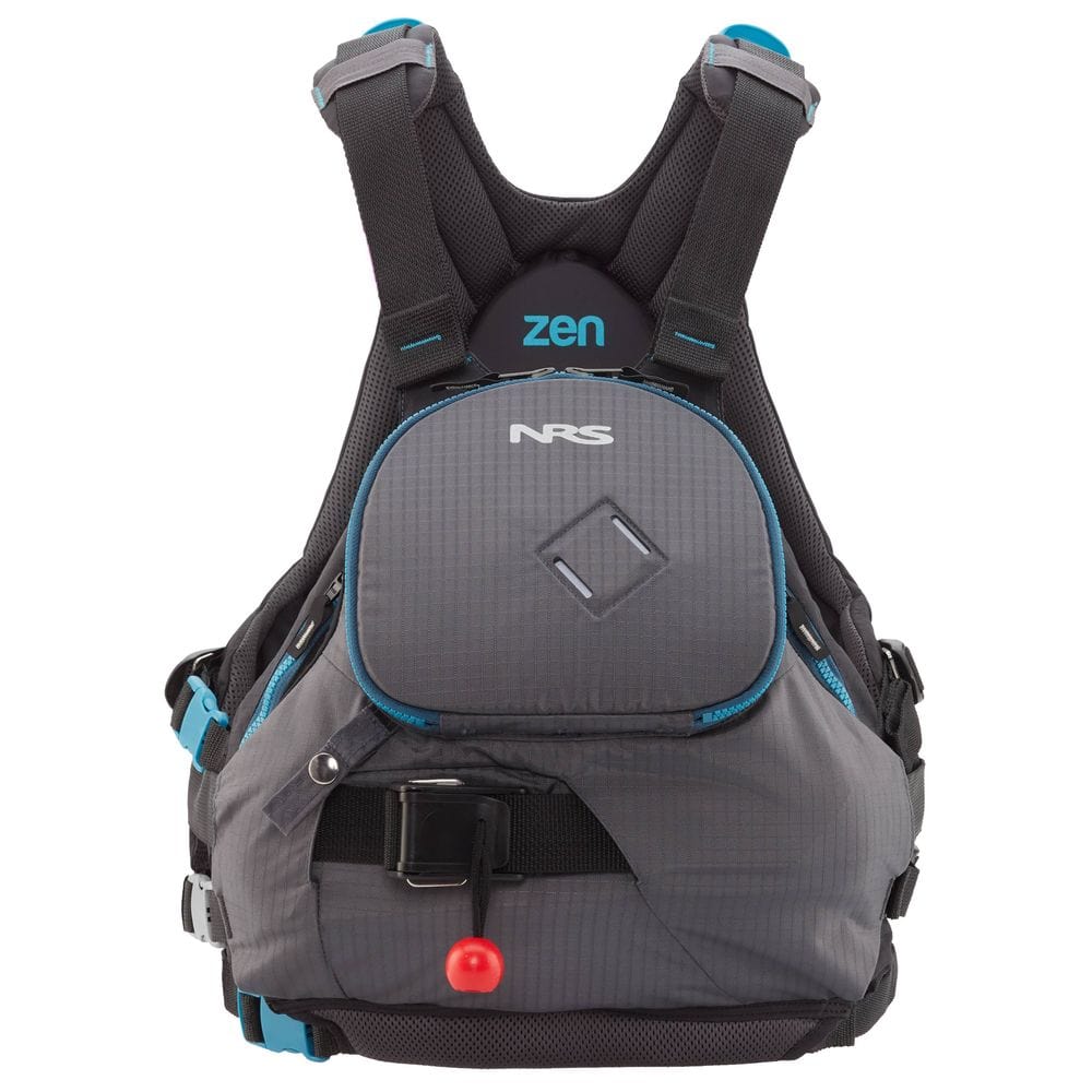 NRS Zen PFD, Rescue PFD, NRS, S/M, Charcoal/Teal, at Festive Water Paddlesports