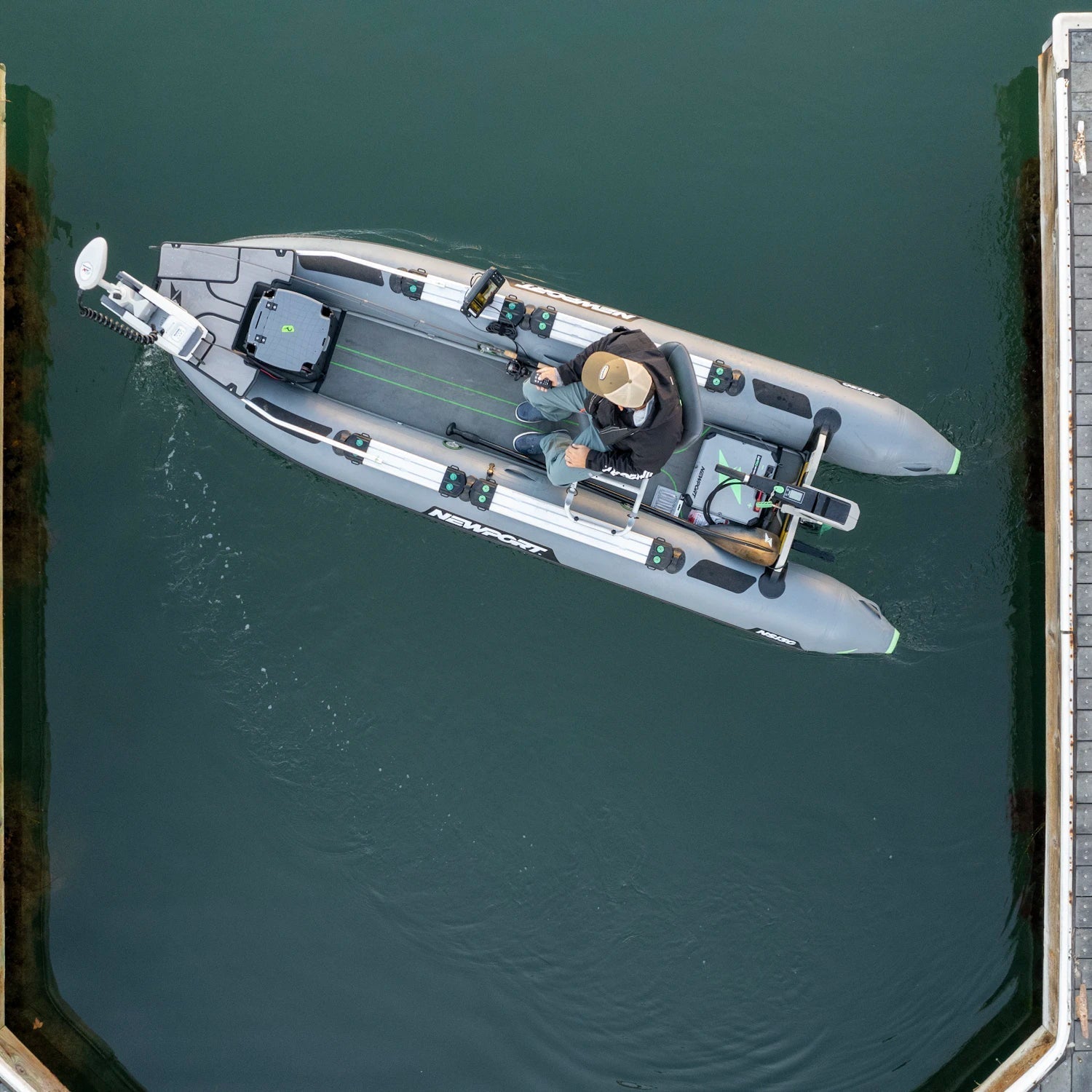 NS130 Bow Mount Plate Kit, Inflatable Boat Accessory, Newport Wholesale, at Festive Water Paddlesports