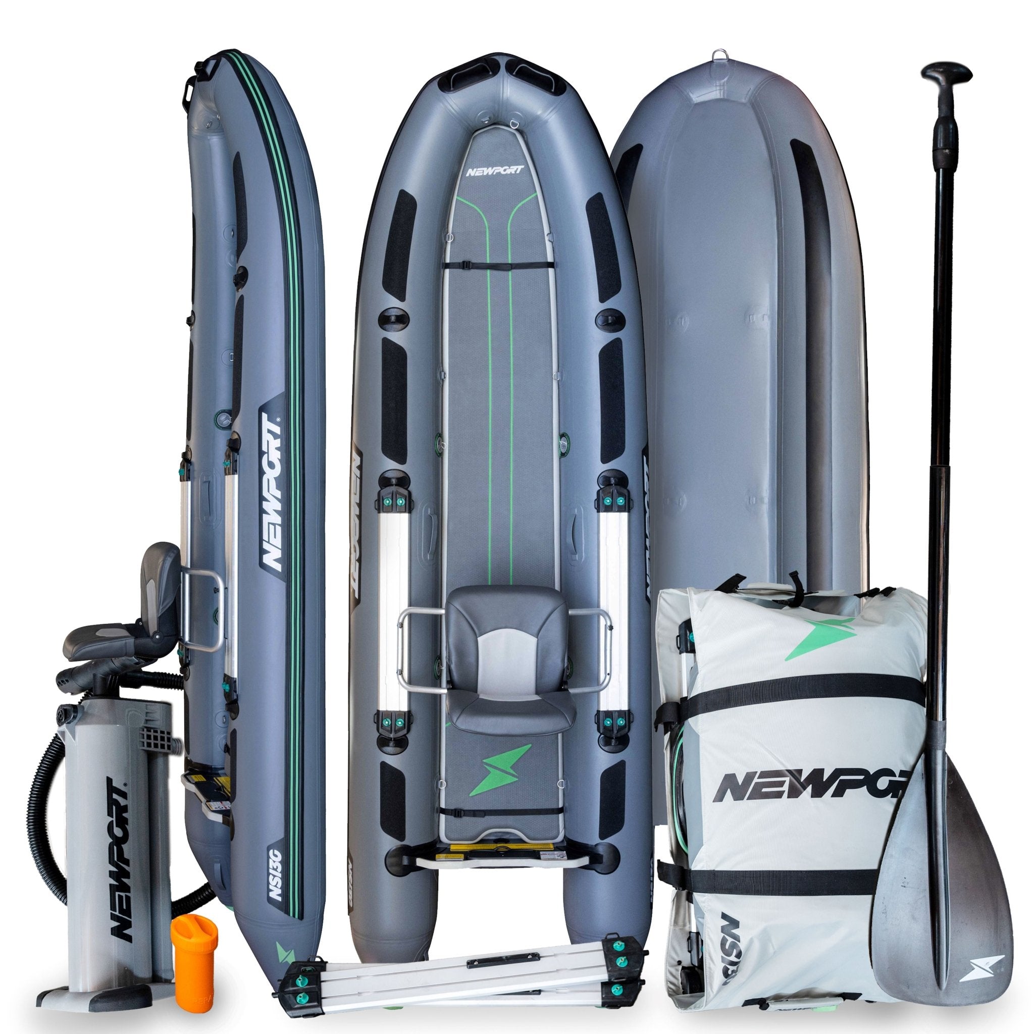 NS130 Inflatable Skiff Complete Package, Boat, Newport Wholesale, at Festive Water Paddlesports