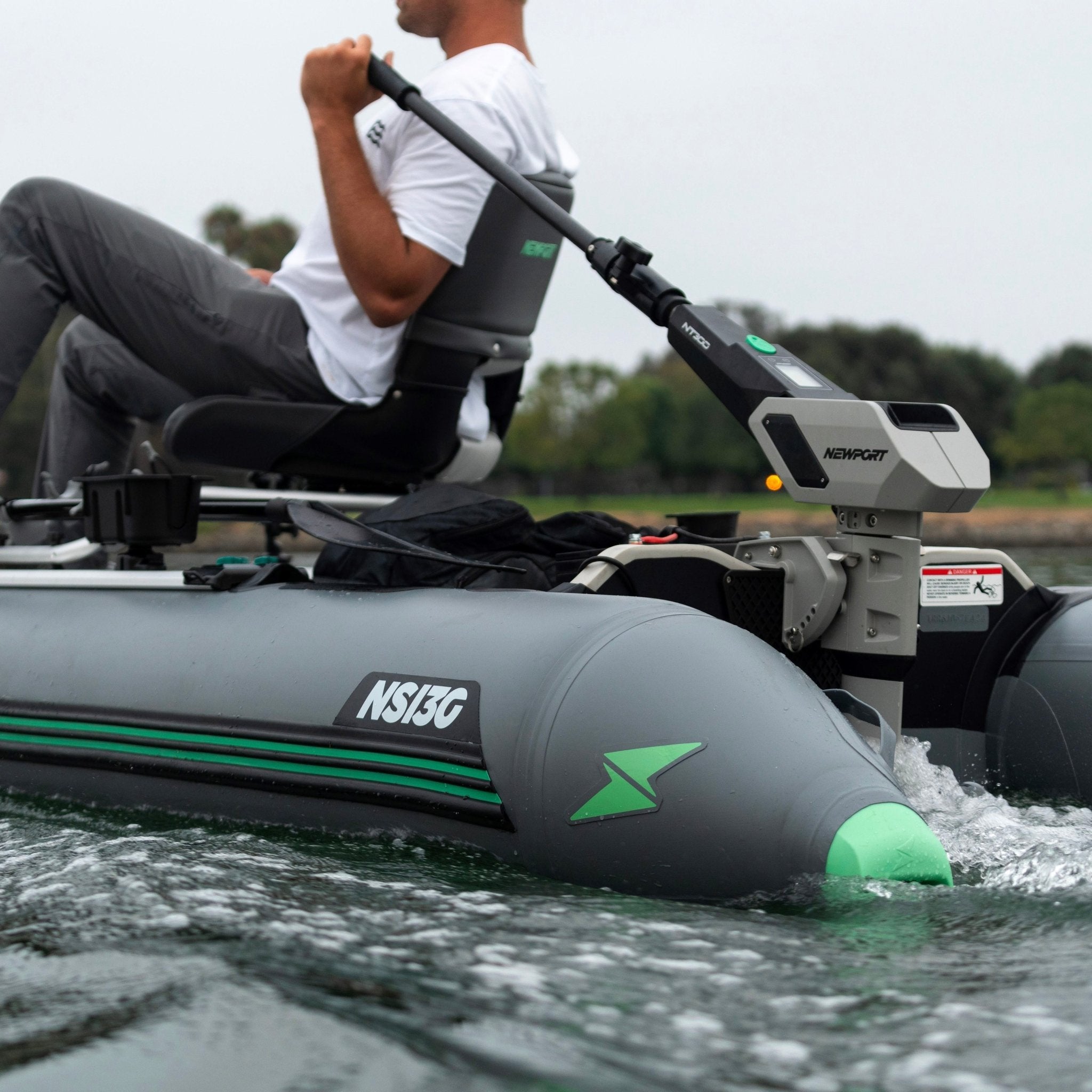 NS130 Inflatable Skiff Complete Package, Boat, Newport Wholesale, at Festive Water Paddlesports