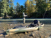 NuCanoe Flint Fishing Kayak, Fishing Kayak, NuCanoe, Army Camo, , at Festive Water Paddlesports